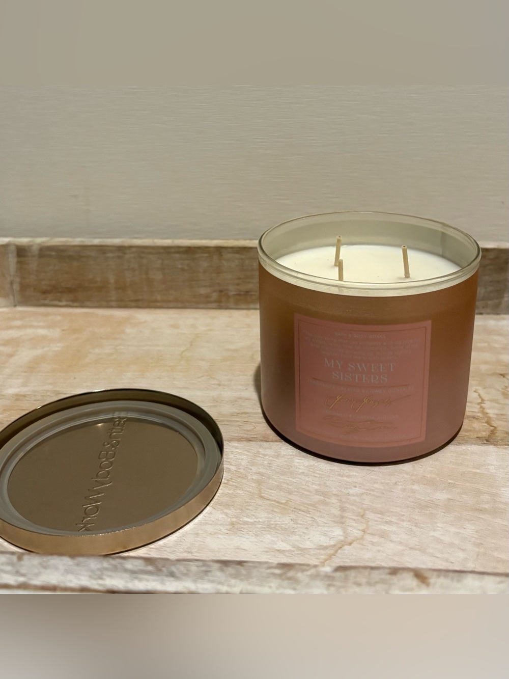 My Sweet Sisters 3-Wick Candle